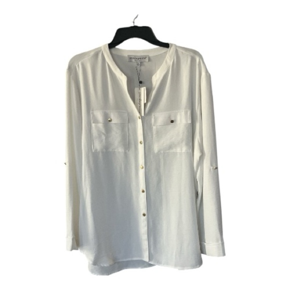 Grand & Greene Ivory Button-Up Shirt - Picture 4 of 7